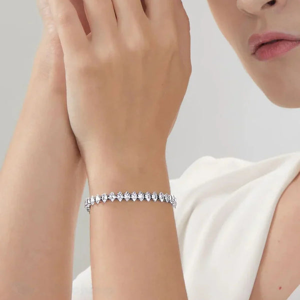 Silver Tennis Bracelet