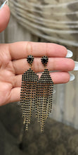 Golden Long Drop Earrings