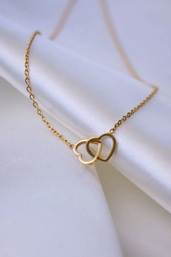 Double Heart Necklace
