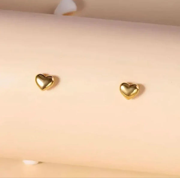 Gold Hear Earring