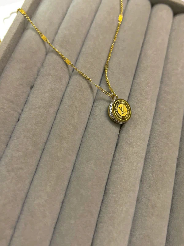 LV Stainless Steel Necklace