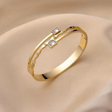 Diamond Stone Bangle