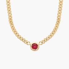 Ruby Curb Necklace
