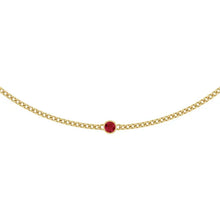 Ruby Curb Necklace