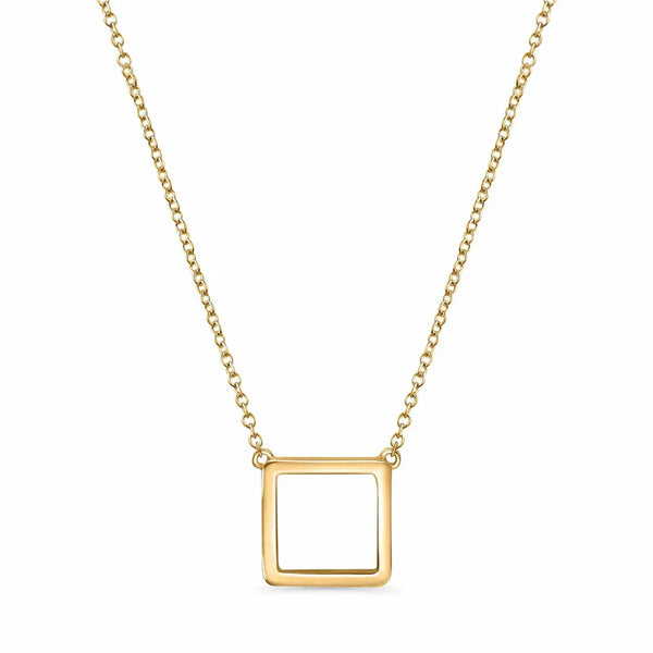 Square Hollow Necklace