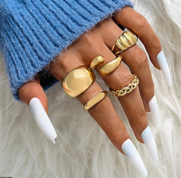 Gold plated Rings (per pc)