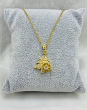 Stainless steel spin necklace